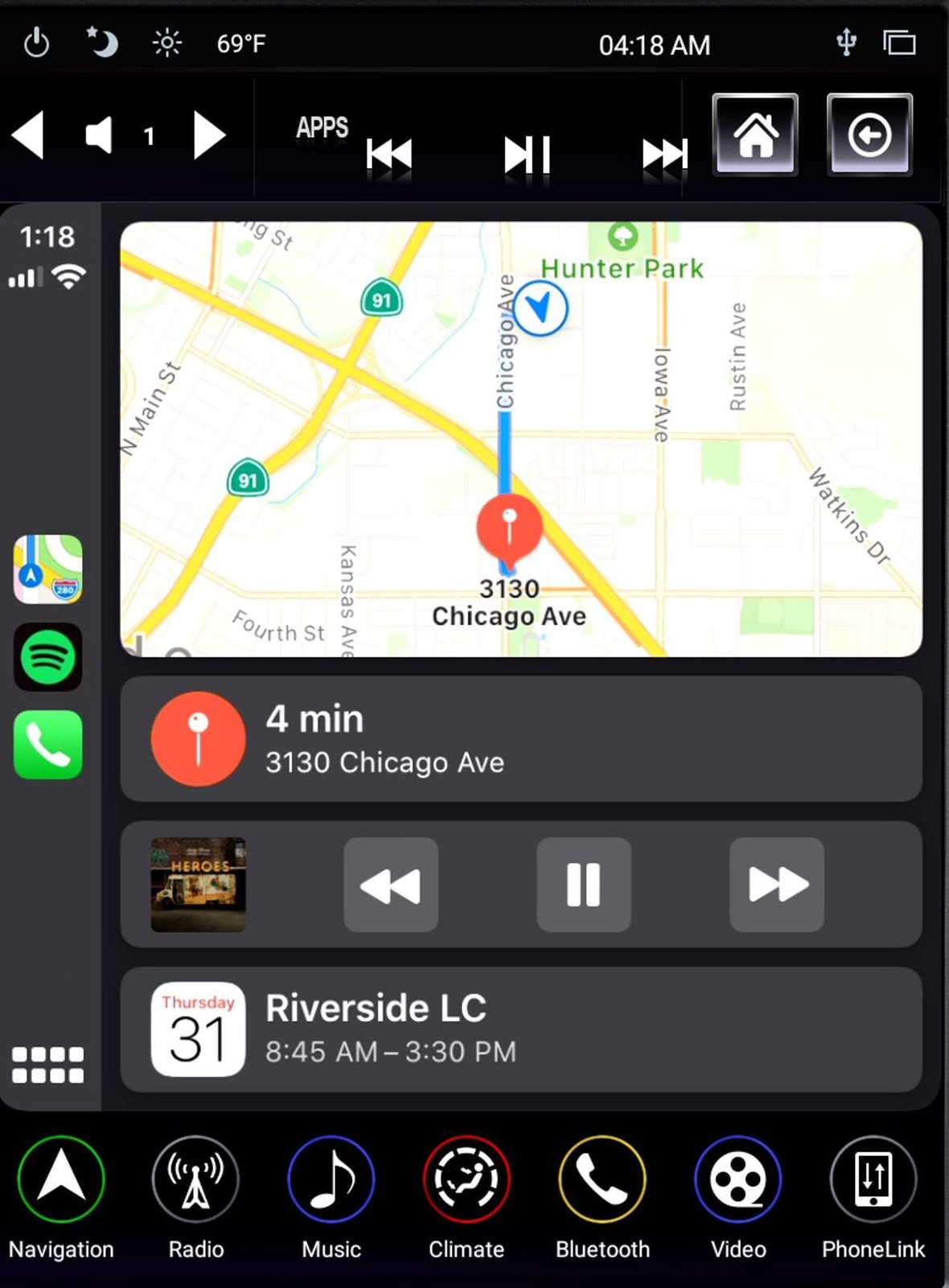 Linkswell 2014-2018 CHEVY SILVERADO/GMC SIERRA GENERATION 4 T-STYLE RADIO 1 – Wi