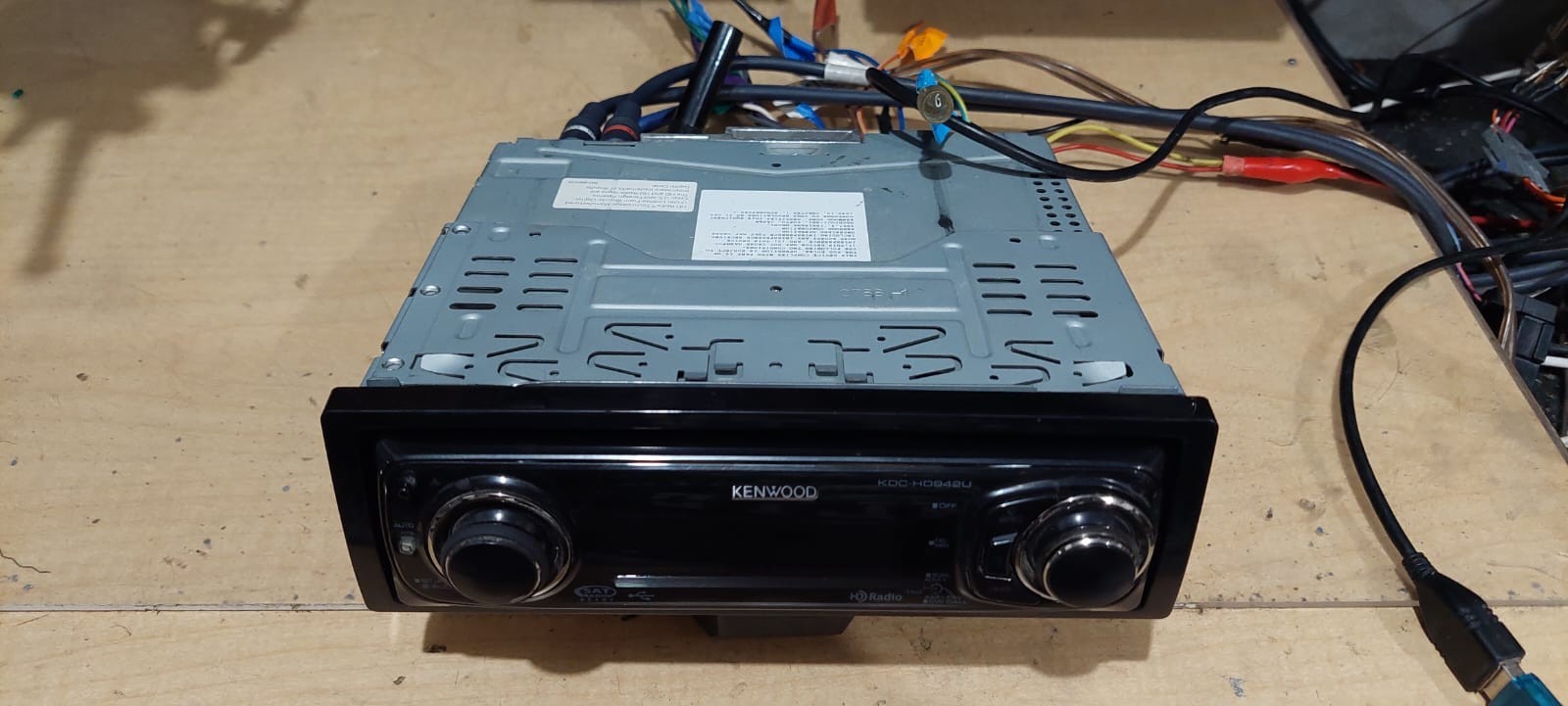 KENWOOD KDC-HD942U Audiophile CD PLAYER HD Built-In SAT USB AUX FULLY WORKING