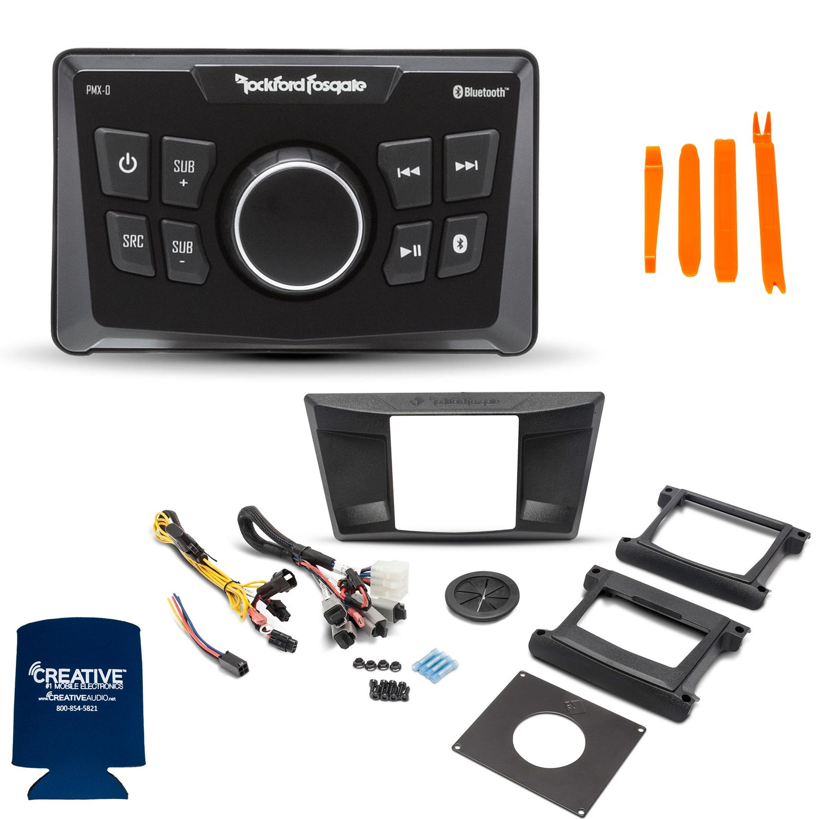 Rockford Fosgate PMX-0 Media Receiver + RFYXZ-PMXDK Dash Kit – YXZ Models
