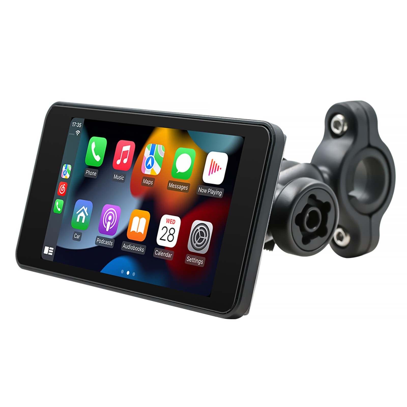 5″ WATERPROOF MOTORCYCLE NAVIGATOR PORTABLE WIRELESS CARPLAY ANDROID AUTO SCREEN
