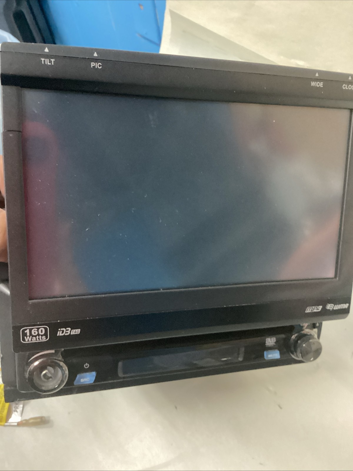 Phase Linear By Jensen UV8 DVD/MP3/WMA Car Stereo Receiver w/7” TFT Display READ