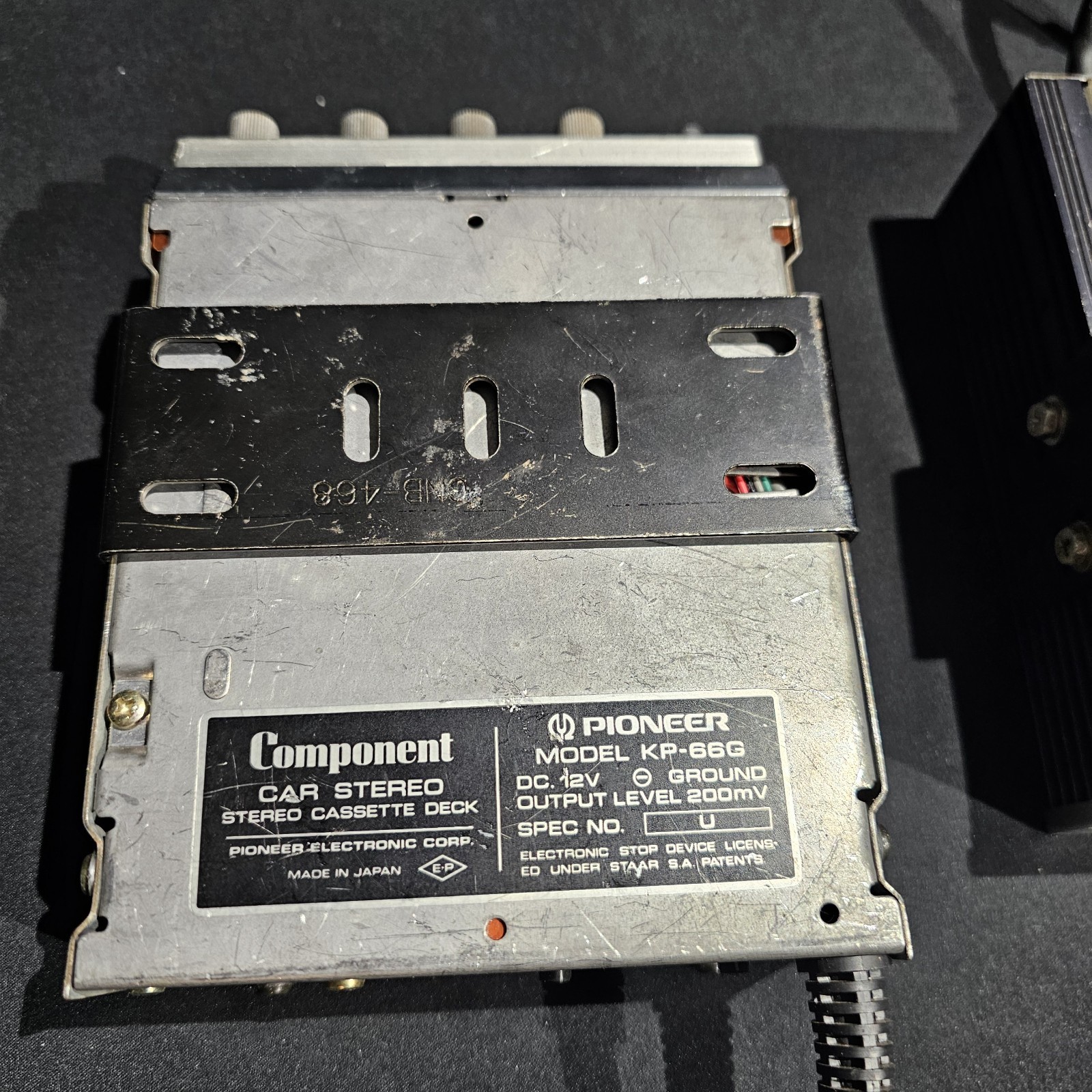 Vintage Pioneer KP-66G & GM-40 Component Cassette Deck & Amplifier AS-IS