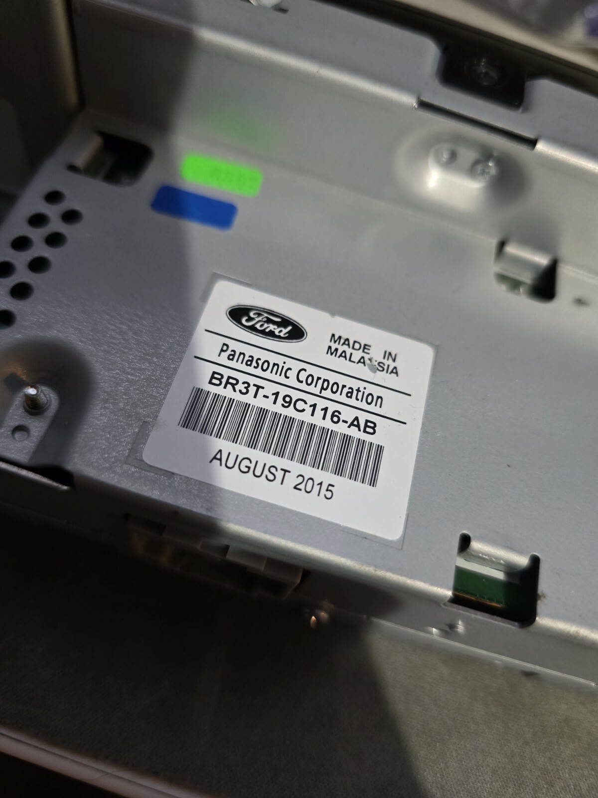 2011-2014 Ford Mustang OEM Radio Information Display ScreenPart# BR3T-19C116-AB