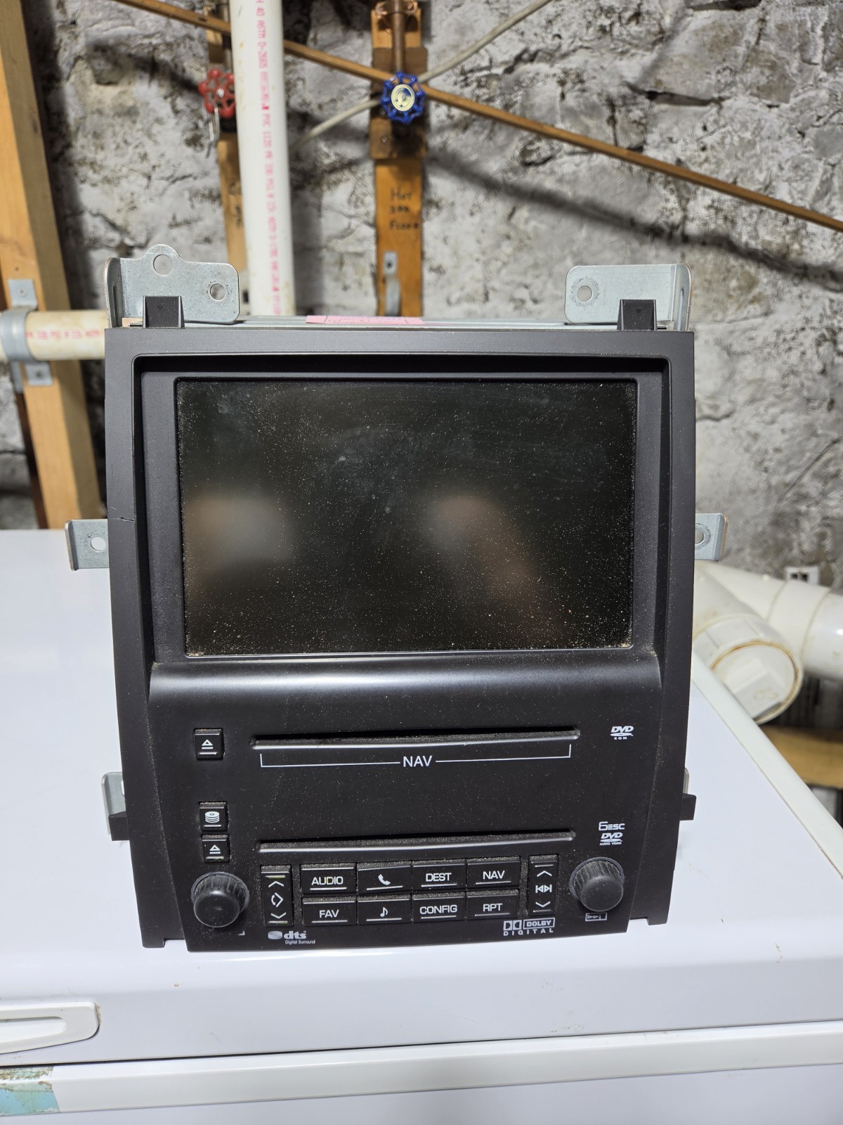 GM 20815326 2 DIN Navigation DVD Radio Head Unit Dolby Digital DTS cadilac ESC