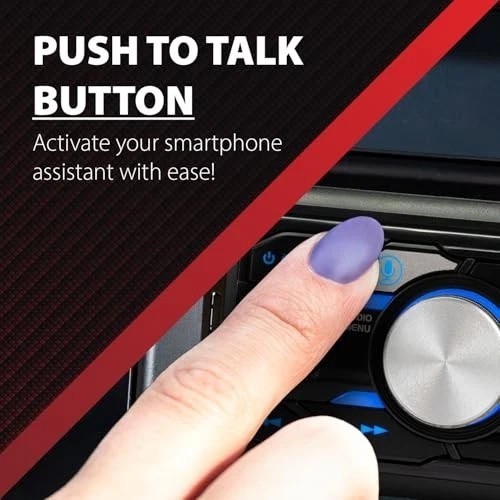 Single DIN Car Stereo Bluetooth Hands-Free Calling Music Streaming USB AM FM