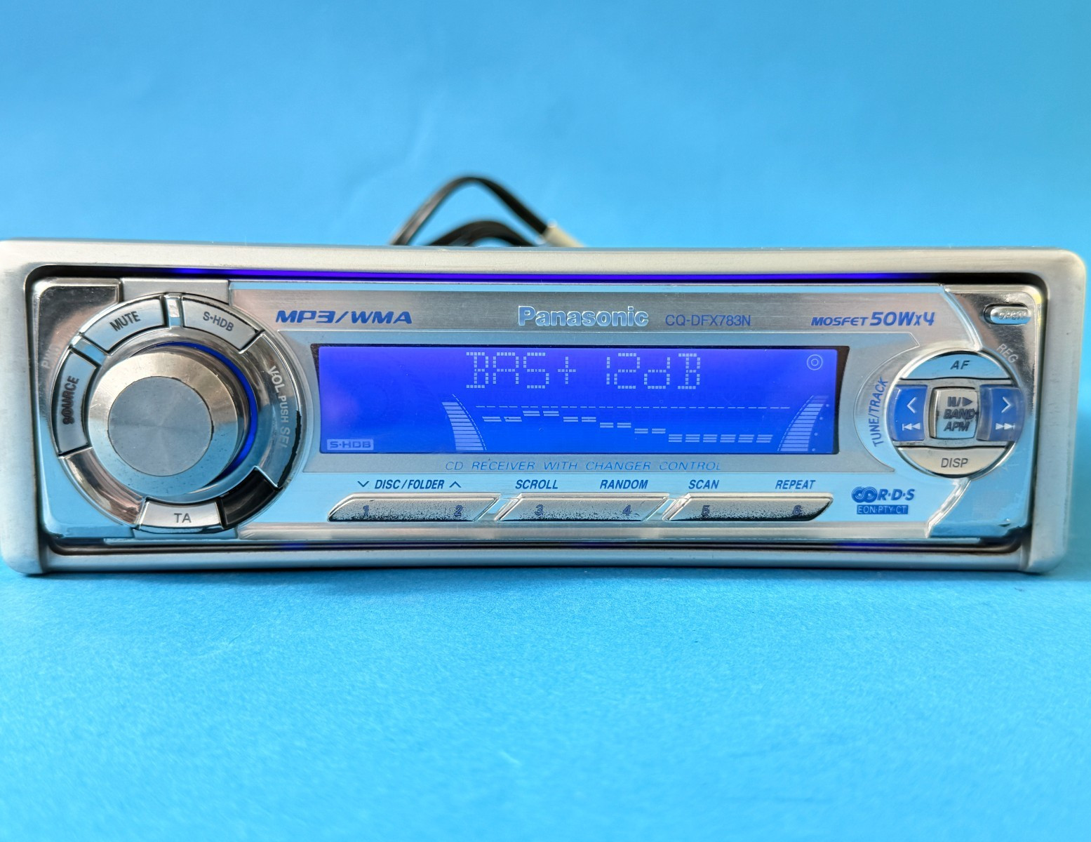 Panasonic CQ-DFX783N Car CD Player Stereo Radio Detachable Face Tested