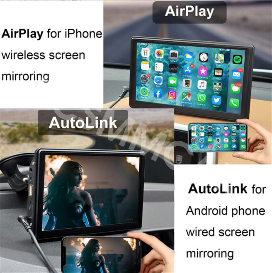 Radio Car Stereo Touch Screen MP5 Player Navigation BT AUX SD USB W/Free Camera