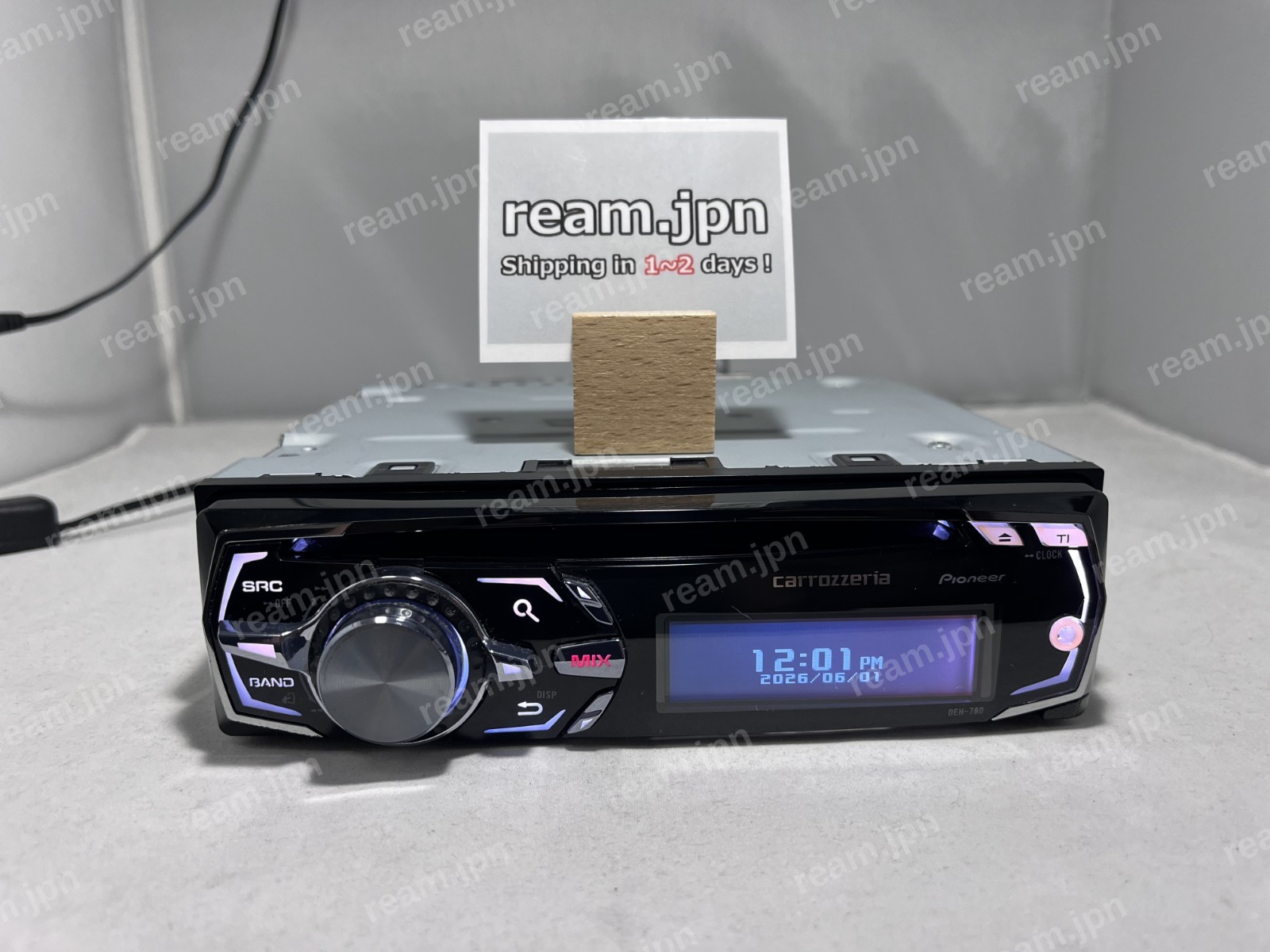 Pioneer Carrozzeria DEH-780 1DIN CD Player MIXTRAX AUX USB Tested In Stock JDM