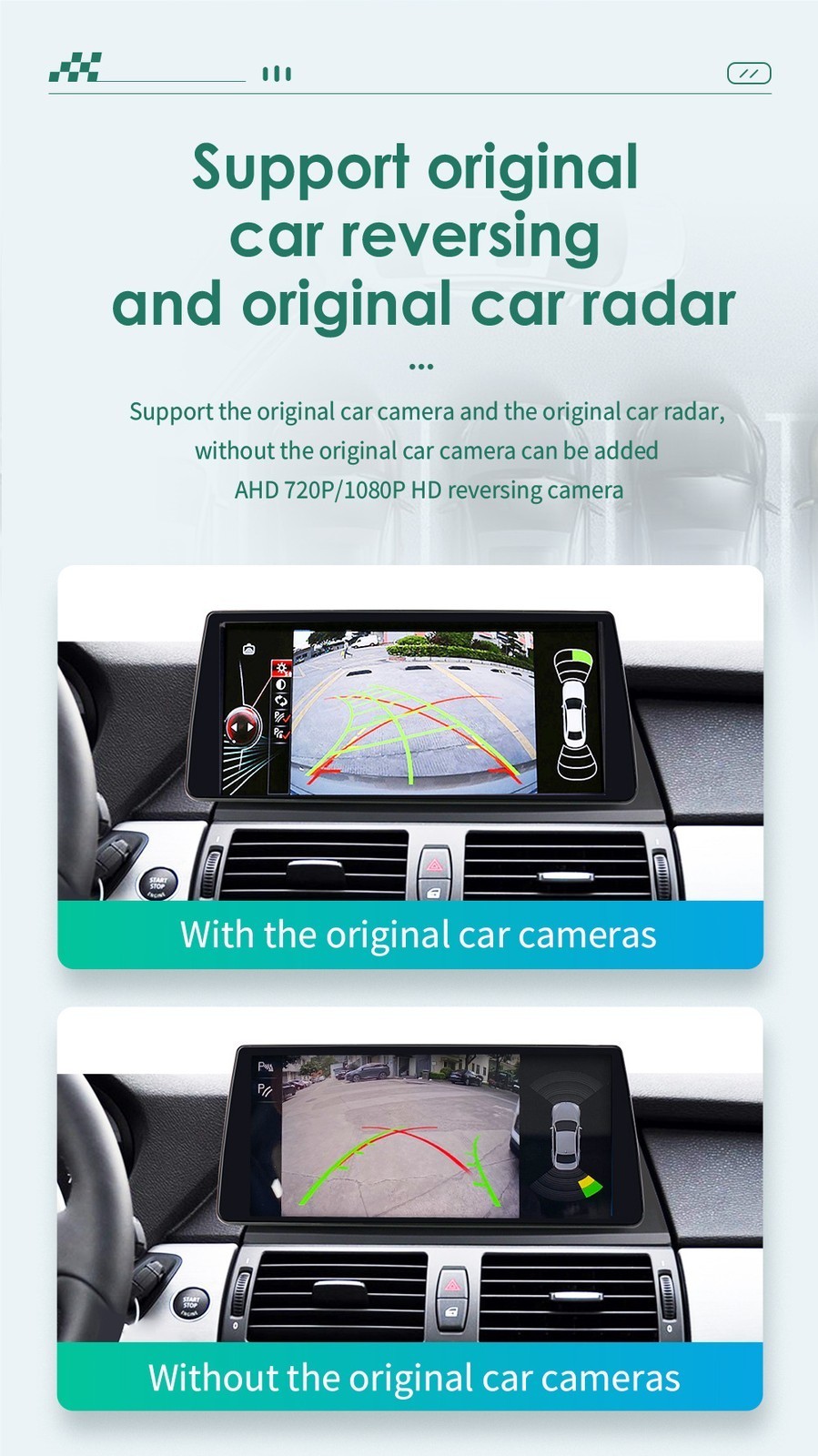 10.33″ 64GB Android Car Radio Carplay GPS Navi For BMW X5 X6 CCC CIC 2007-2010