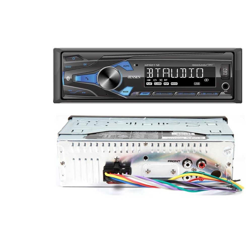 Single Din Bluetooth Car Stereo AM/FM Radio & kit for select 1988-1996 Chevrolet