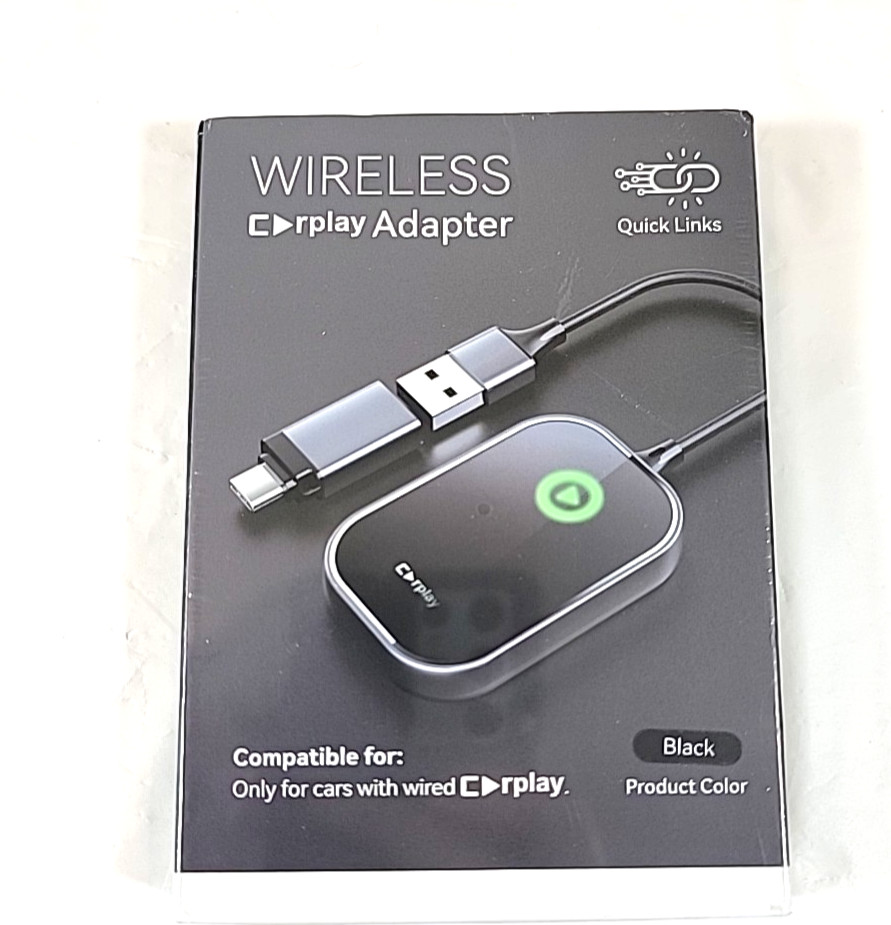 CARPLAY Wireless Adapter for Apple iphone ~ONLY FOR CARS W/ CARPLAY