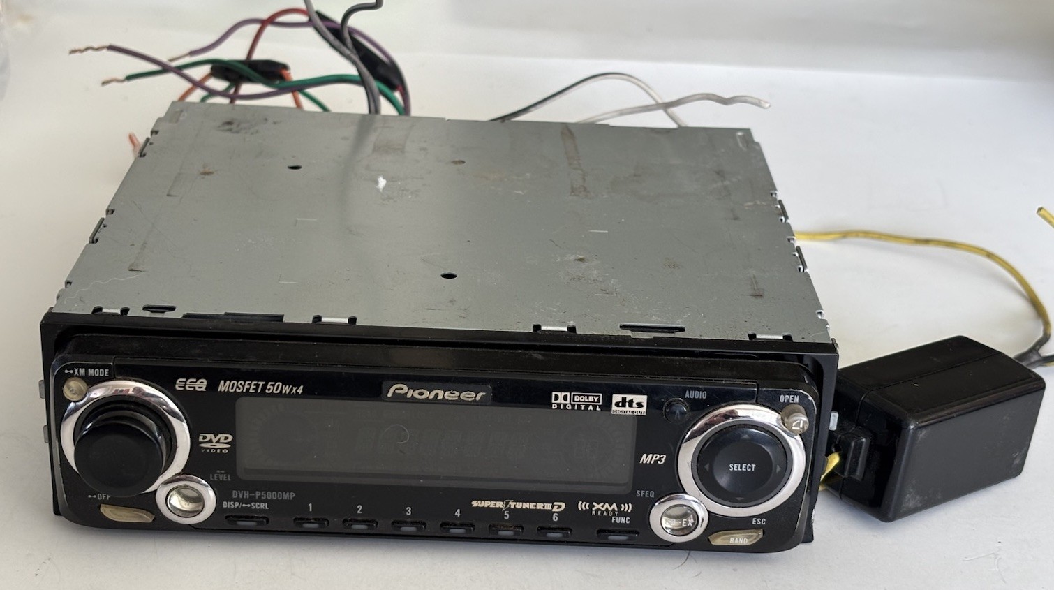 Pioneer DVH-P5000MP Receiver Detachable Face Car Stereo, XM, DVD, 50w x 4