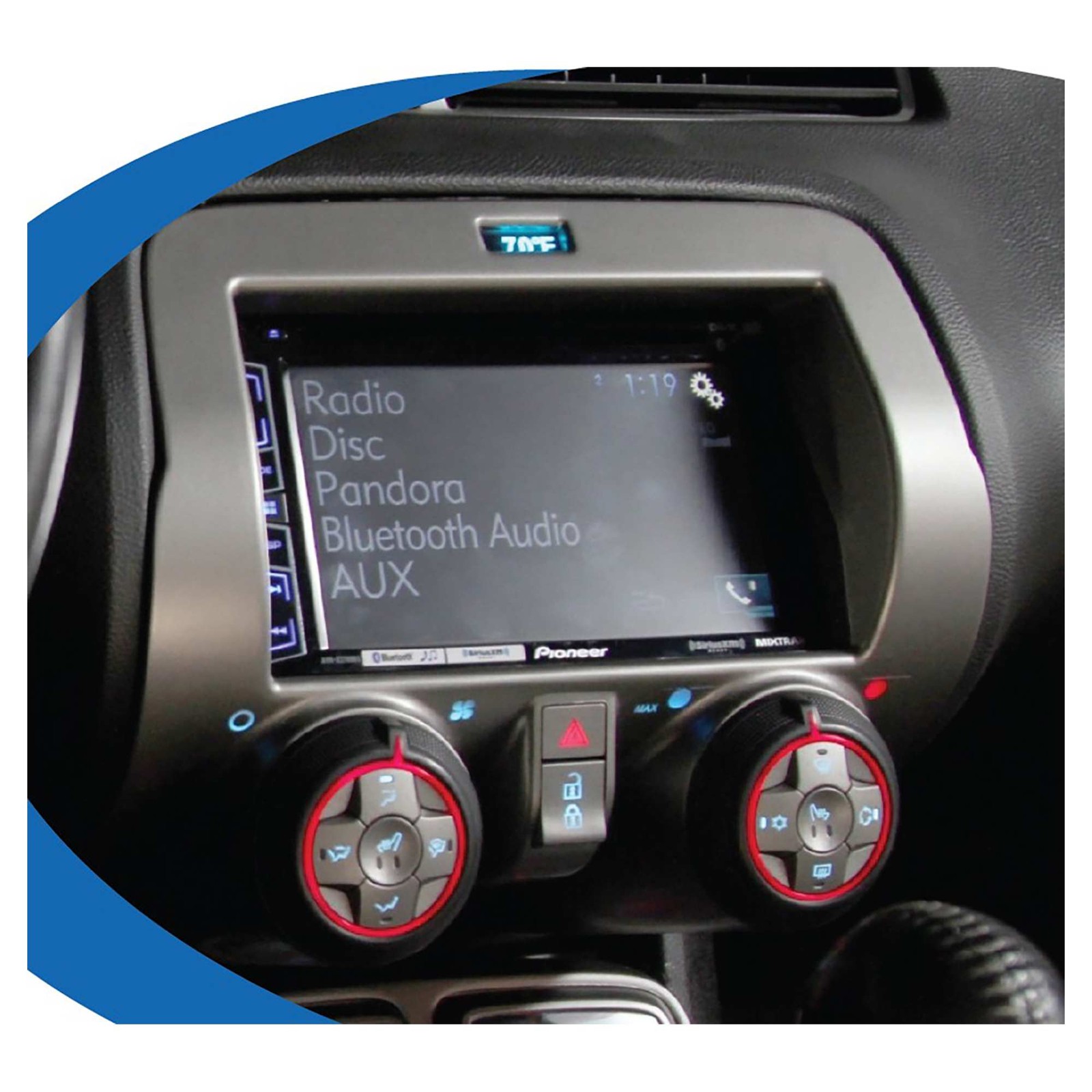 Alpine iLX-W670-S 7-Inch Receiver + PAC RPK5-GM4101 2010-15 Chevy Camaro Kit …