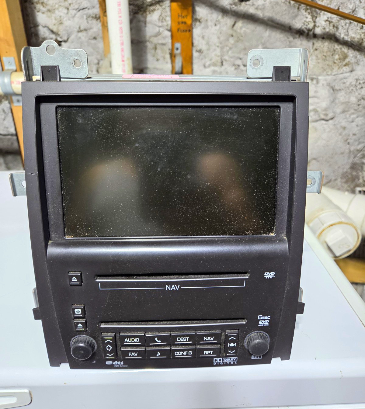 GM 20815326 2 DIN Navigation DVD Radio Head Unit Dolby Digital DTS cadilac ESC
