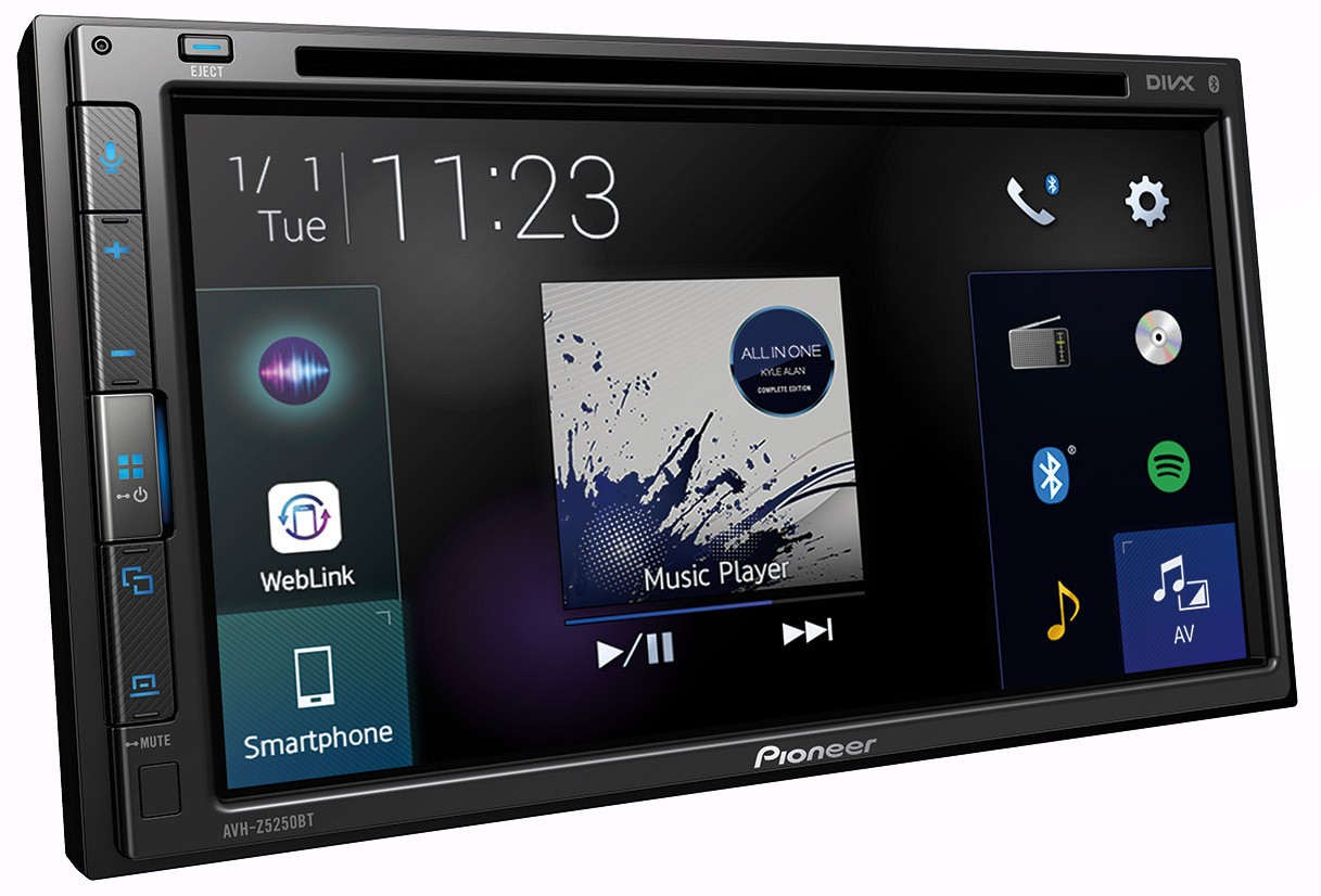 PIONEER AVH-Z5250BT Double DIN DVD Multimedia AV Receiver w/ 6.8″ Bluetooth