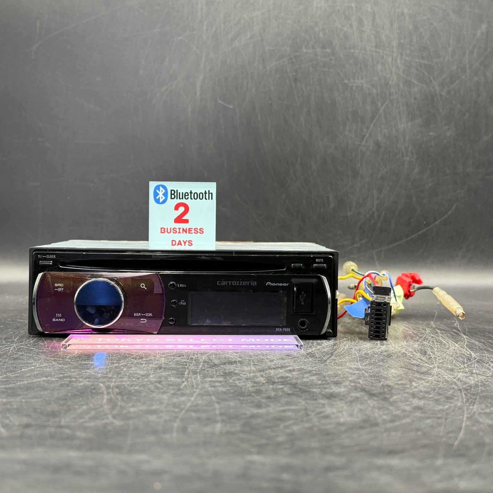 Pioneer Carrozzeria DEH-P650 1Din Car CD Player AUX USB Tested Working In Stock