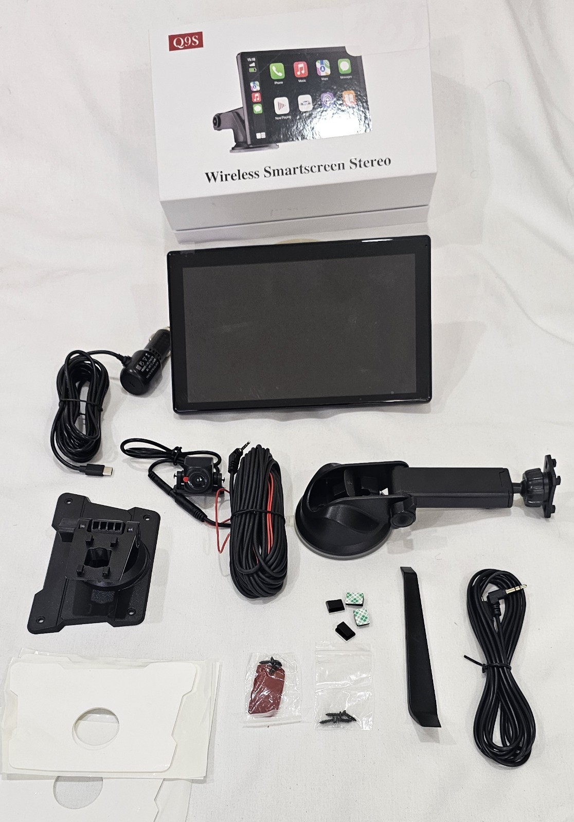 Hauxiy Q9S Wireless Smartscreen Stereo – CarPlay and Android Auto