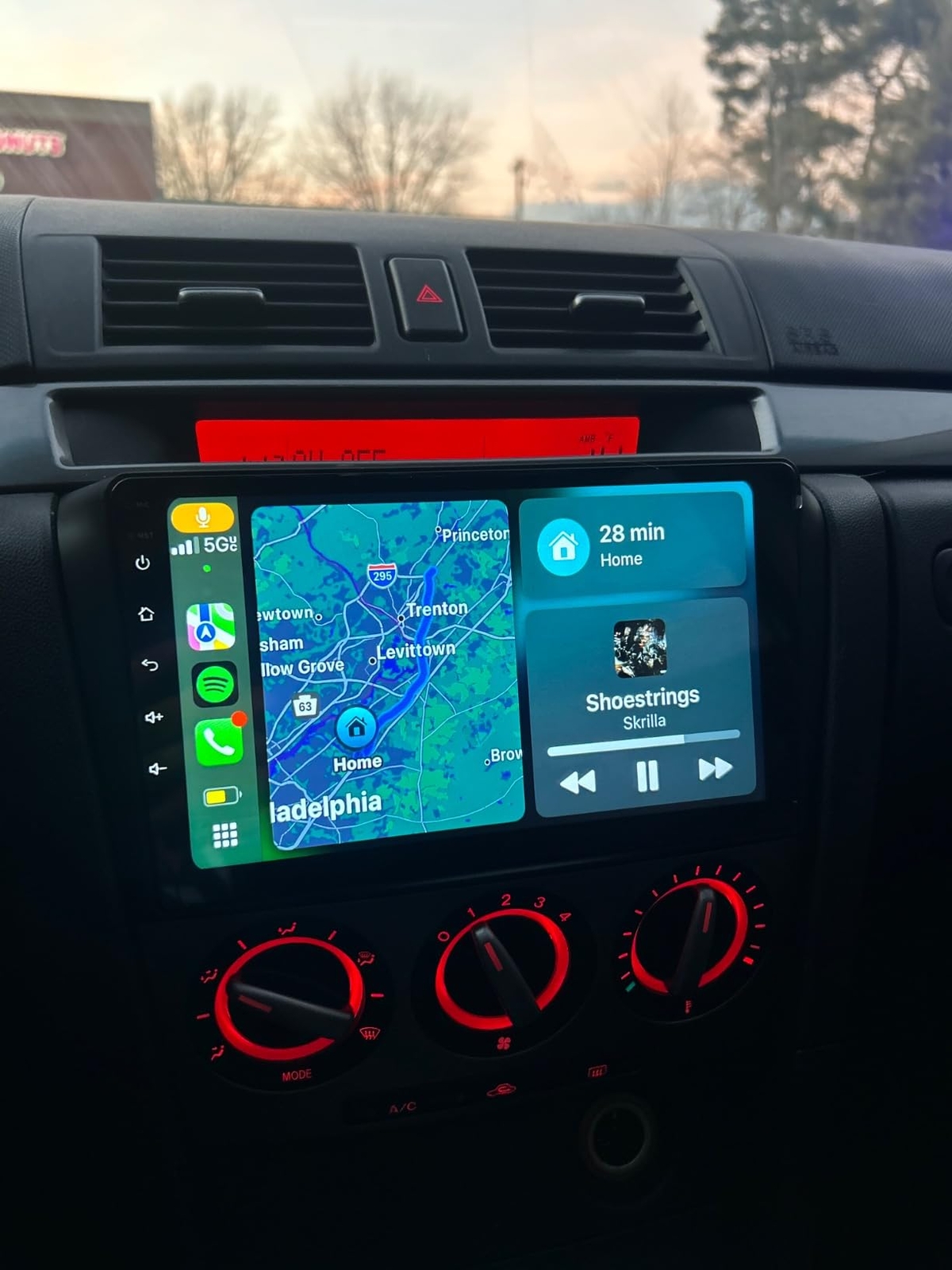 For Mazda 3 2004-2009 Android 12 Apple Carplay Car Stereo Radio GPS Navi 2+32GB