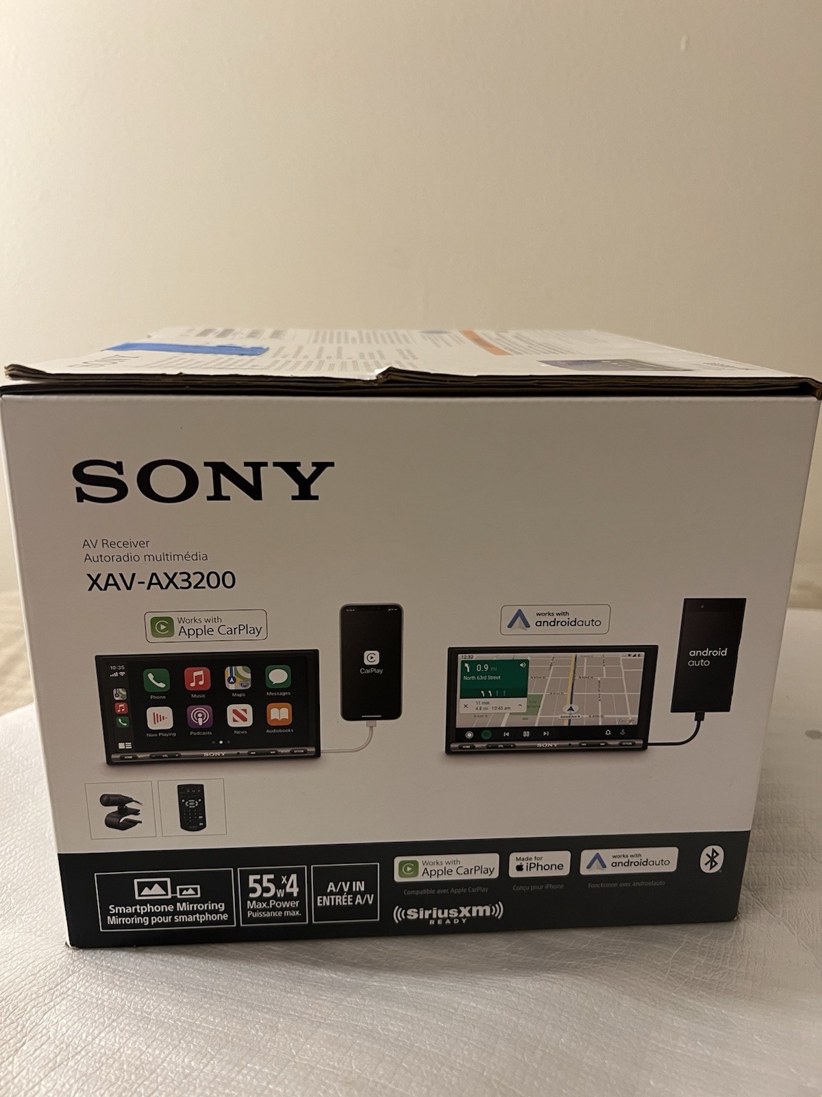 Sony XAV-AX3200 AV Multi Media Receiver Car Stuck On Ok Screen Need Repair