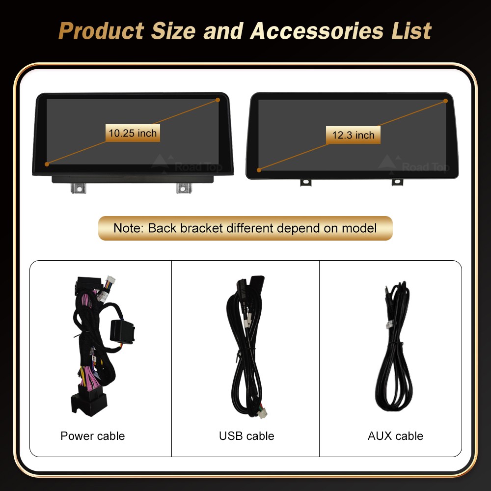 Touchscreen Carplay/Android Auto For BMW 1 2 3 4 F20 F30 F31 F32 F33 F34 F36