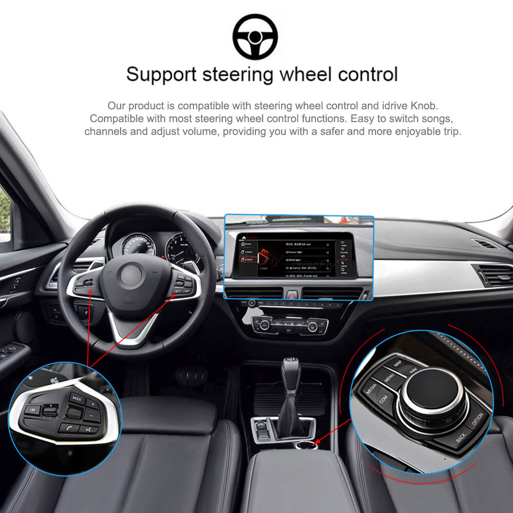 Android auto Wireless Carplay for BMW X5 E70 X6 E71 2008 -2017 System Car Radio