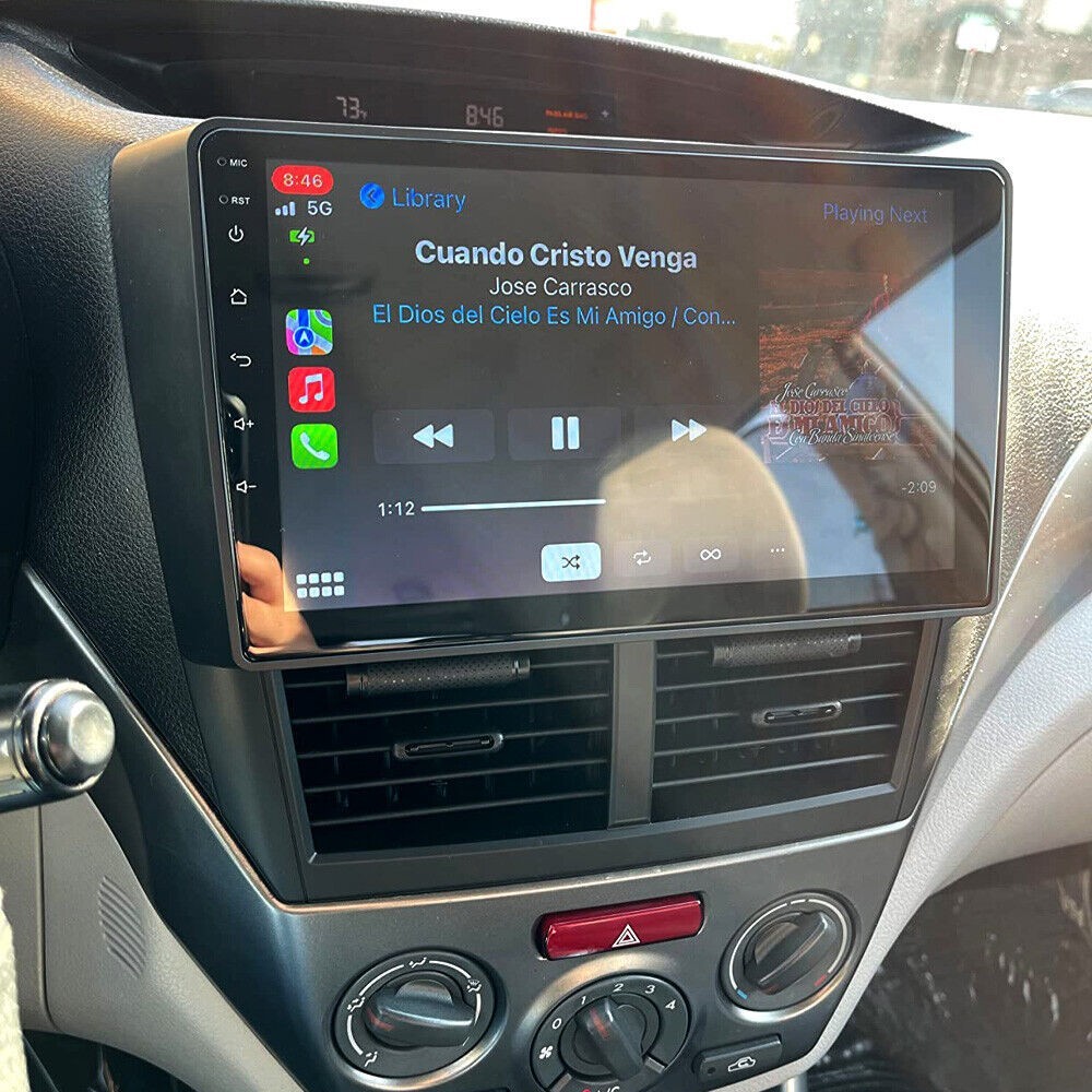 Radio Carplay For 2009-2013 Subaru Forester EQ Cam Android Auto Back Camera
