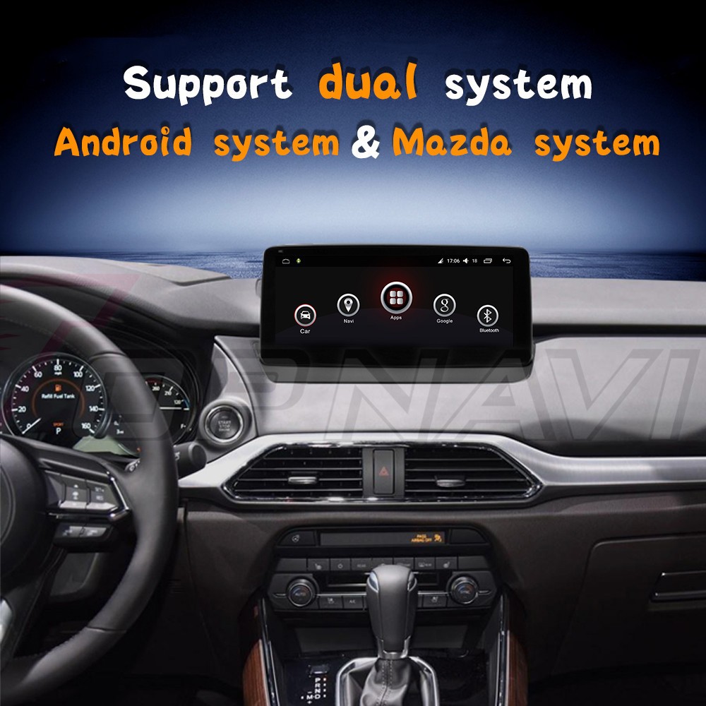 4+64G Car Stereo For Mazda 6 2016-2018 Radio Player GPS Android 14.0 Head Unit