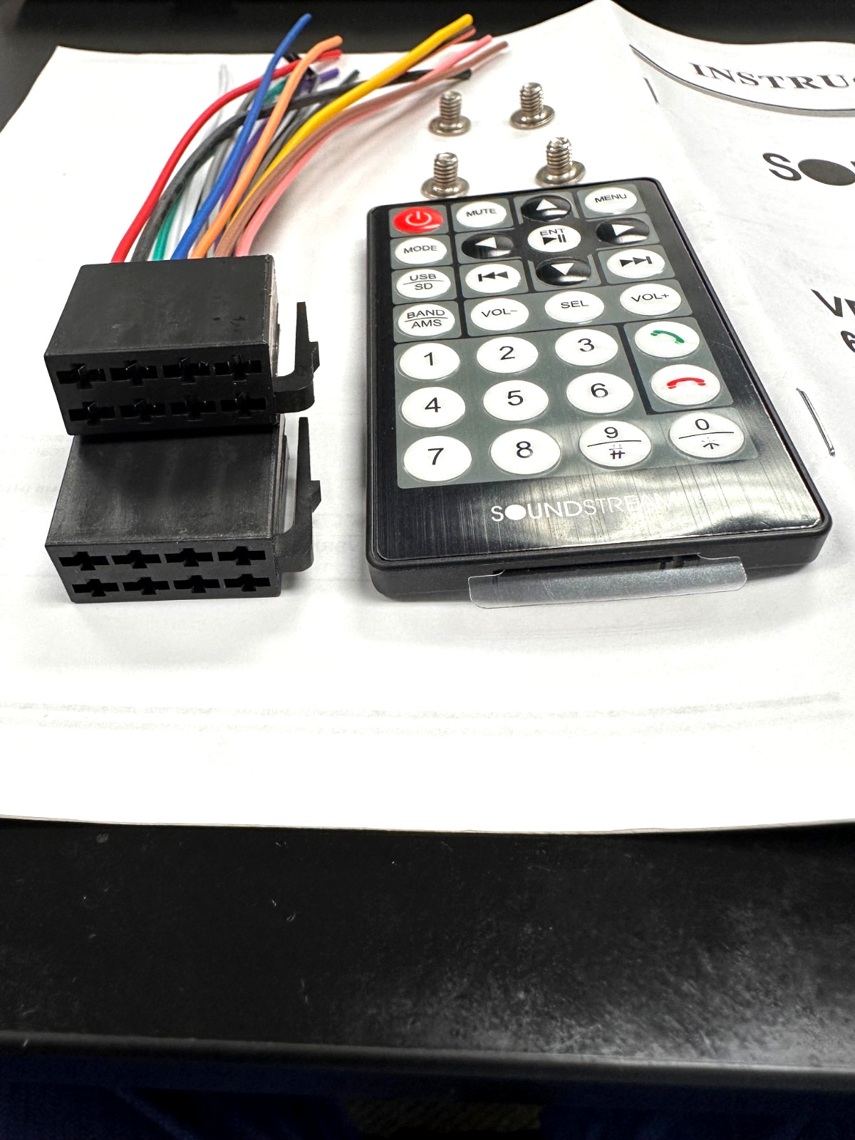 New Soundstream Wireless Remote For VR-622HB wires sets remote control