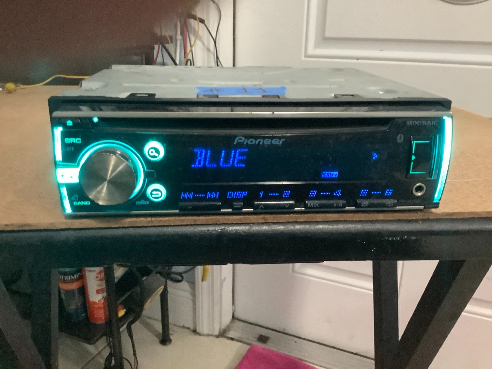“Pioneer DEH‑X6700BT Bluetooth CD USB AUX Car Stereo + Wiring Harness Tested Wor
