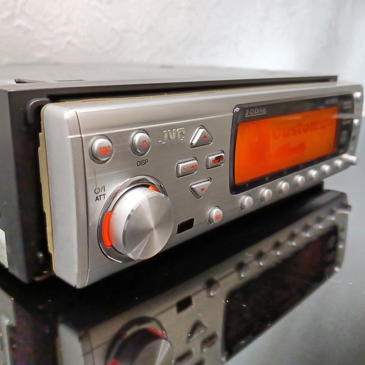 JVC KD-SH919 1DIN Car Audio CD Receiver WMA MP3 Stereo Tested Ships in 1 Day