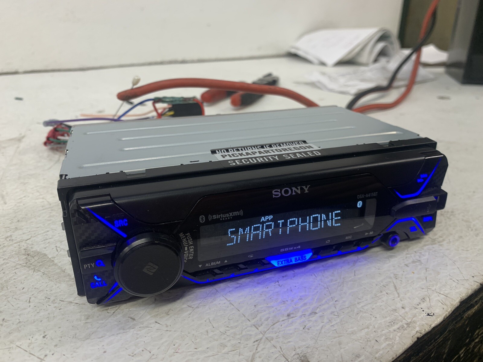 Sony DSX-A415BT radio stereo digital media receiver MP3 WMA iPhone Android