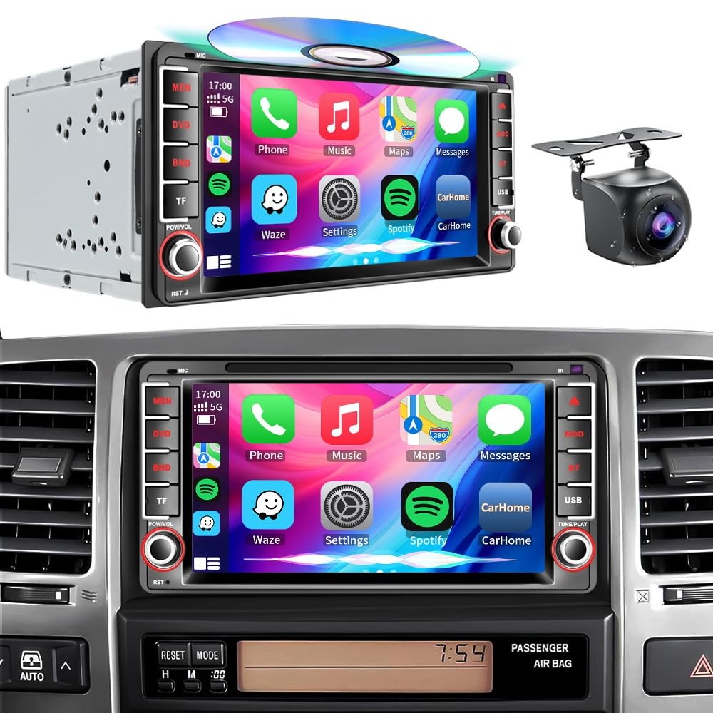 Plug & Play Car Radio CD/DVD for Toyota 4Runner, Tundra, Sequoia 2003-2009