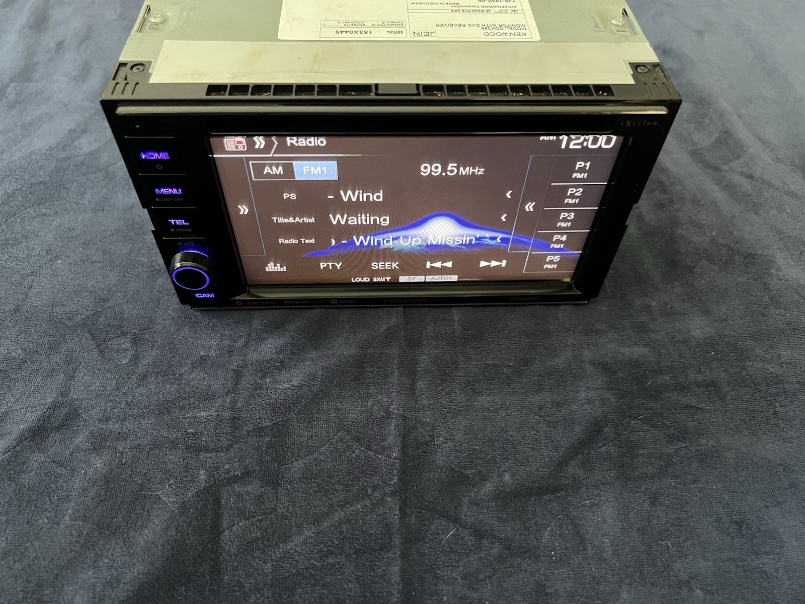 ⭐️Pre-Owned,TESTED⭐️ Kenwood BT|USB|CD|DVD|AM/FM-(DDX396)