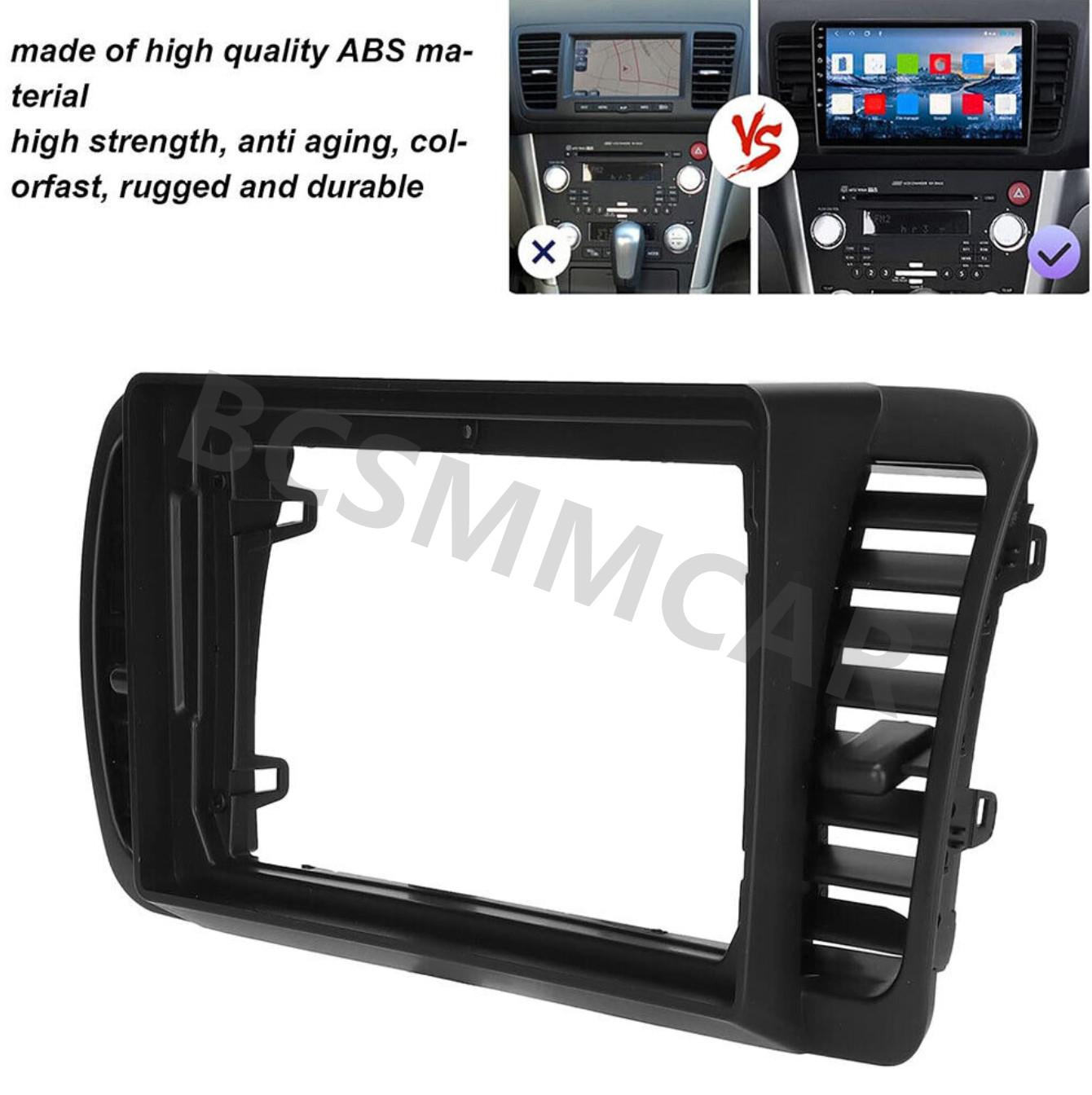 Car Stereo Radio Fascia Panel Trim Frame Fit For Subaru Outback Legacy 2004-2009