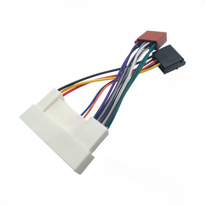 for IX-35 Sorento to ISO radio power cable,audio speaker cable conversion cable