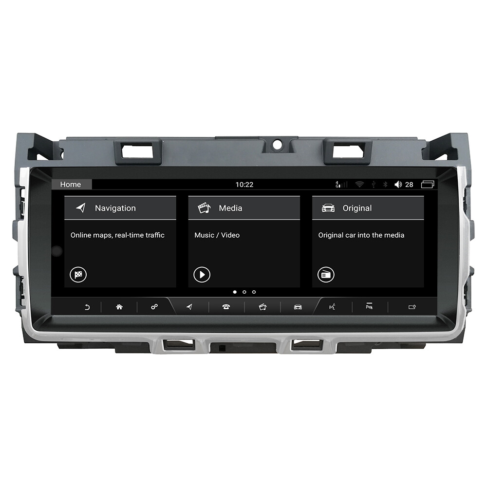 10.25″HD Car Video Player for Jaguar XF XFL 2016 2017 2018 GPS Carplay SWC DSP