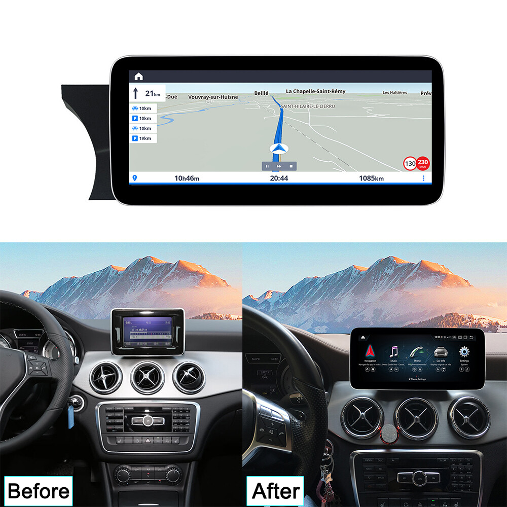 4GB+64GB Android 13 Auto Radio Carplay For Mercedes Benz C Class W204 2011-2014