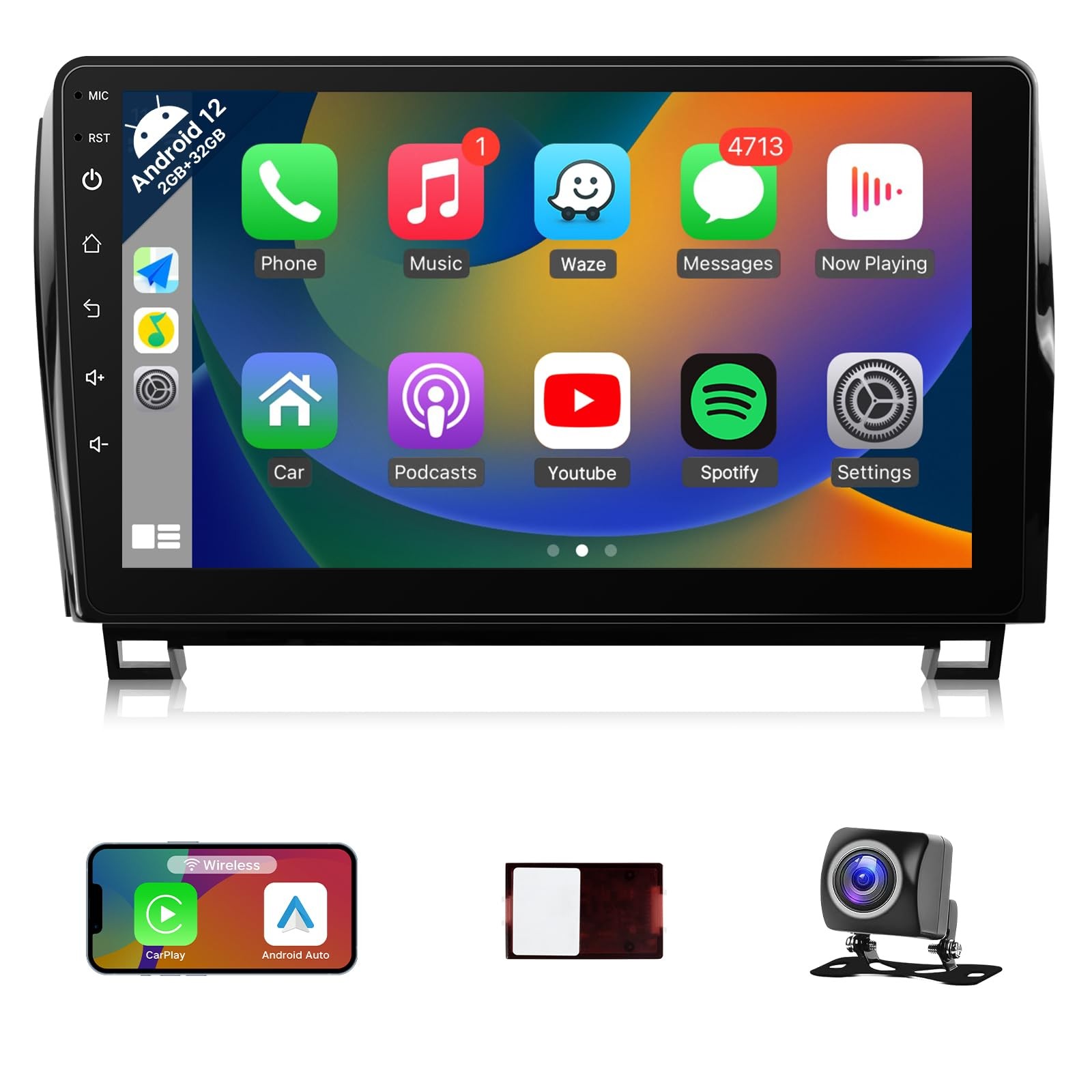 Apple Carplay For Toyota Tundra 2007-2013 Sequoia 2008-2018 Car Stereo GPS Radio
