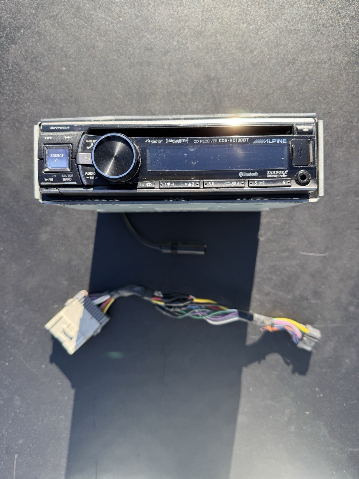 Alpine CDE-HD138BT CD, AUX, USB Radio Receiver
