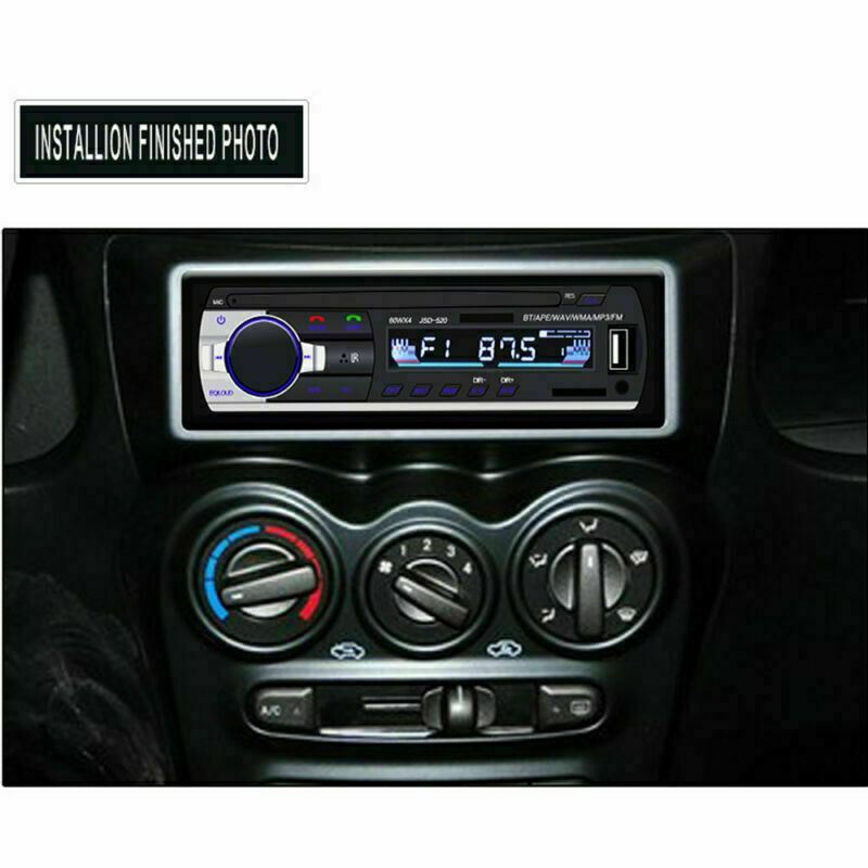 Bluetooth Car Stereo Audio In-Dash FM Aux Input Receiver SD USB MP3 Radio Player
