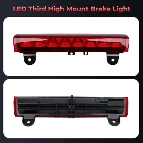 Replacement LED Third High Mount Brake Light with Cargo Light Red Color