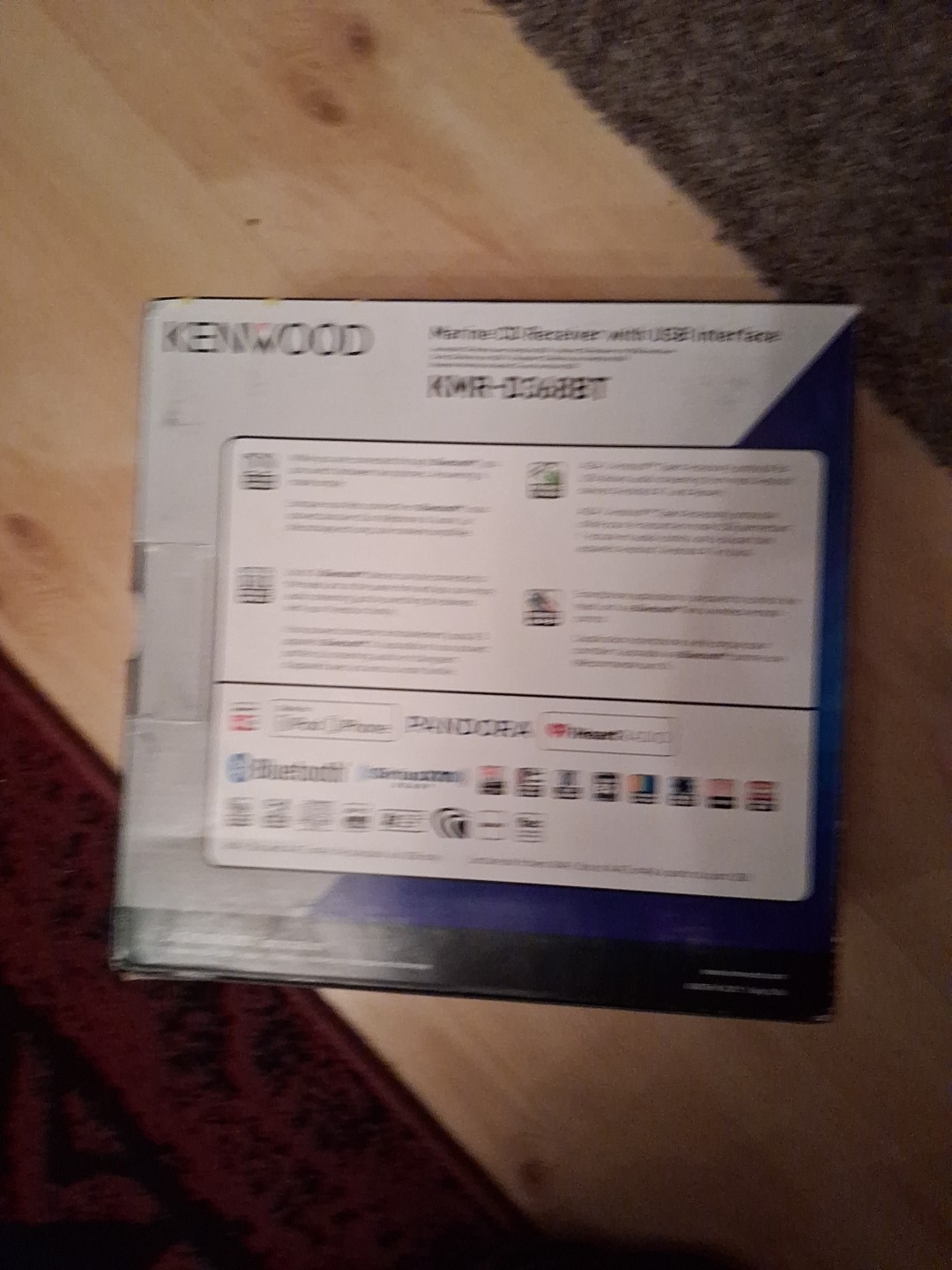 Brand New Kenwood KMR-D368BT Bluetooth Sirius Xm And Comes With A Remote
