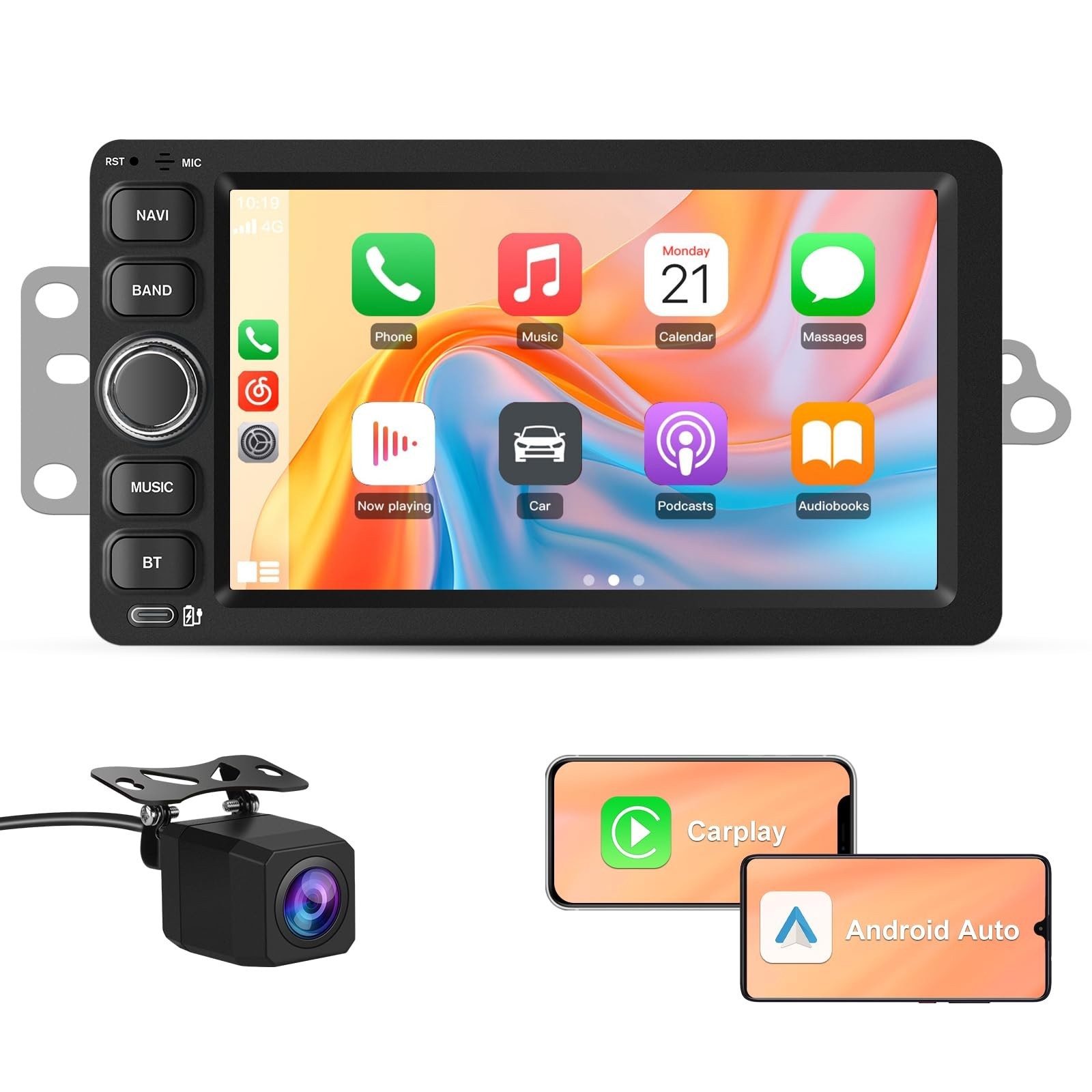 [2G+64G] Vratzn Android 13 Car Radio Stereo for 2003-2006 Chevrolet Chevy Sil…