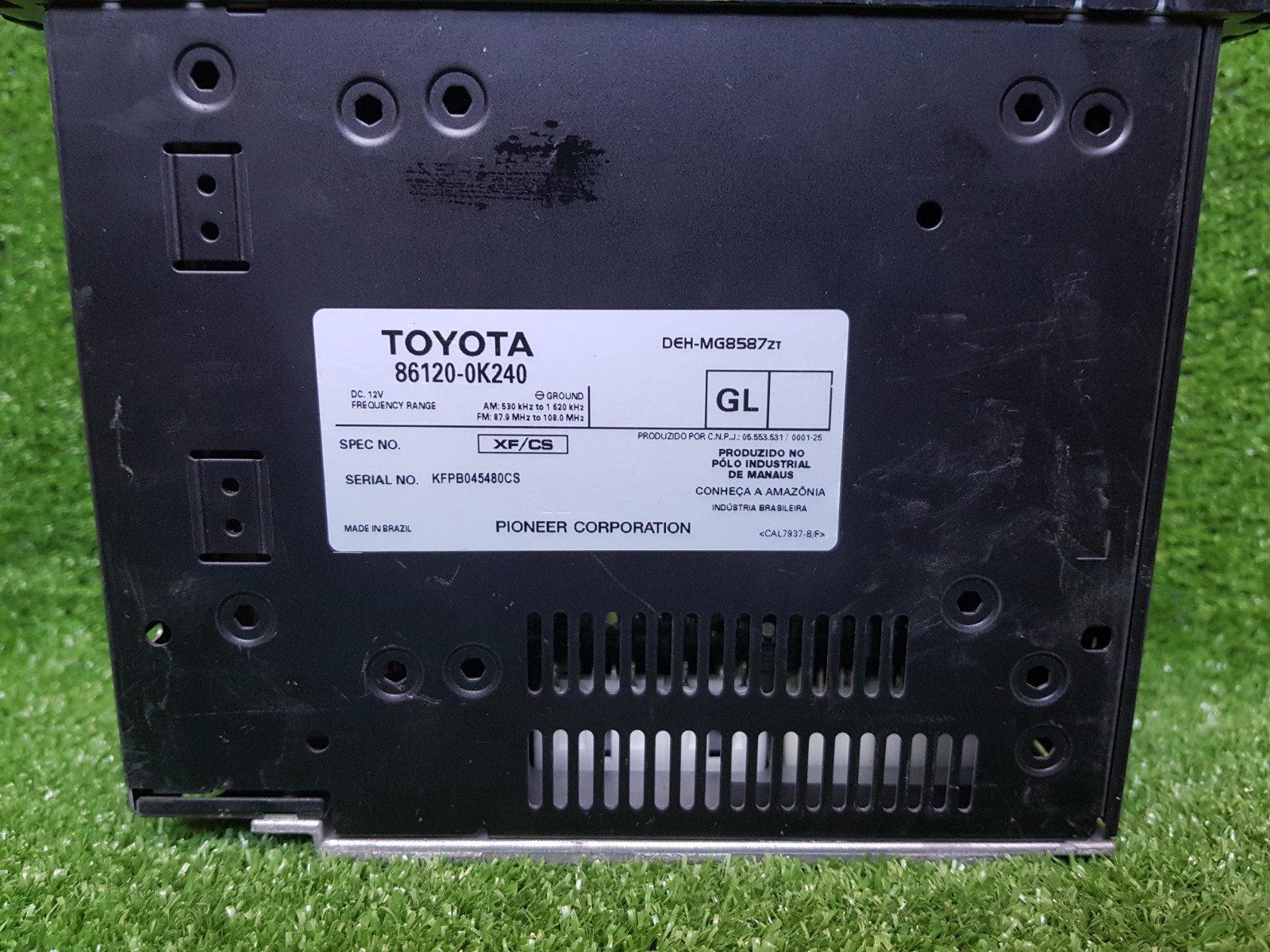 Toyota 861200k240 86120-0k240 Original Car Radio