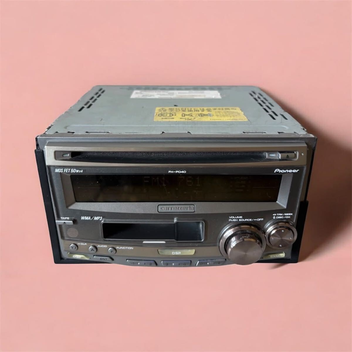 Pioneer Carrozzeria FH-P040 CD Cassette Receiver JAPAN