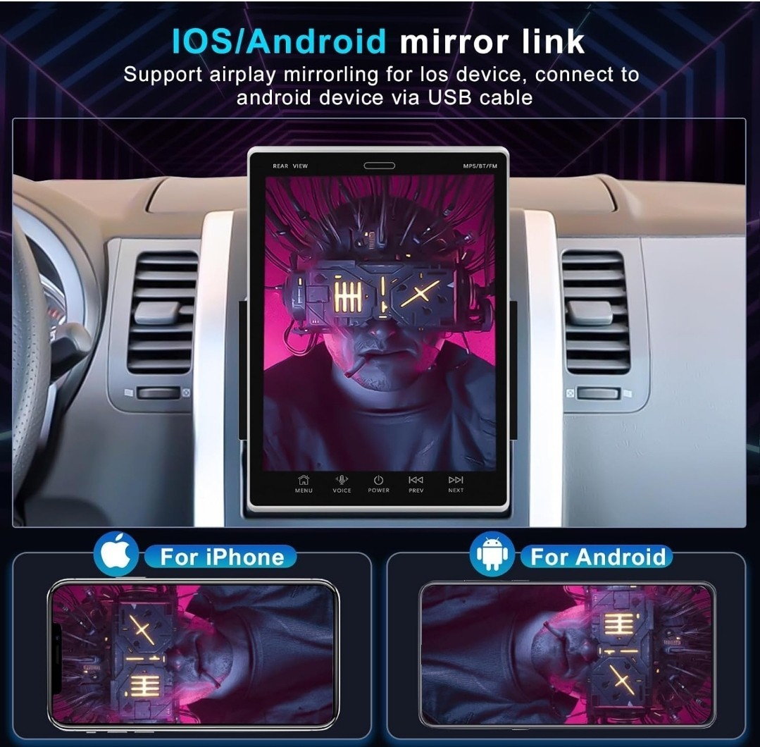 Double Din Car Stereo Android Car Radio Touchscreen with Bluetooth, Rimoody…
