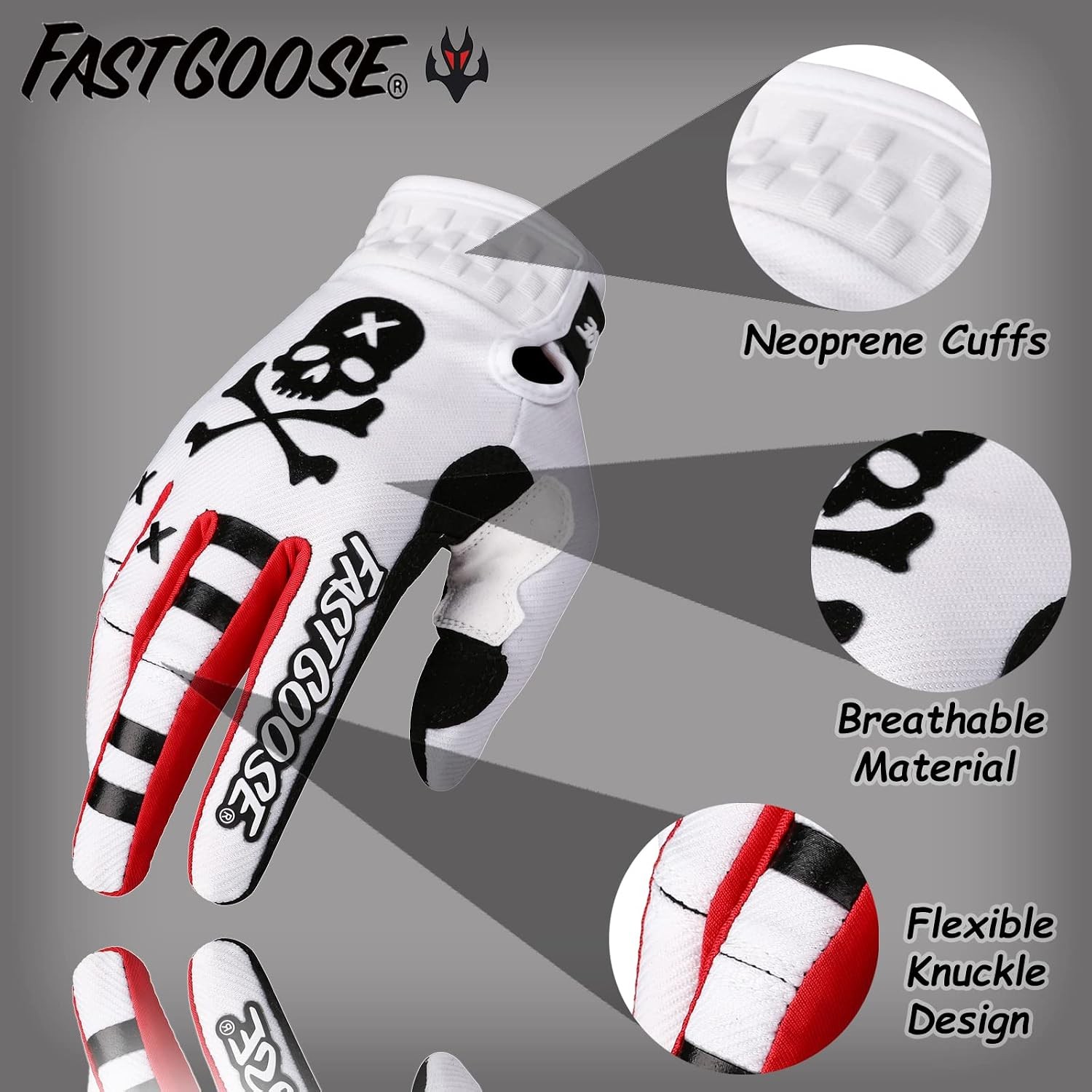 Dirt Bike Motorcycle Gloves Motocross Off Road Racing ATV Motorbike Gloves