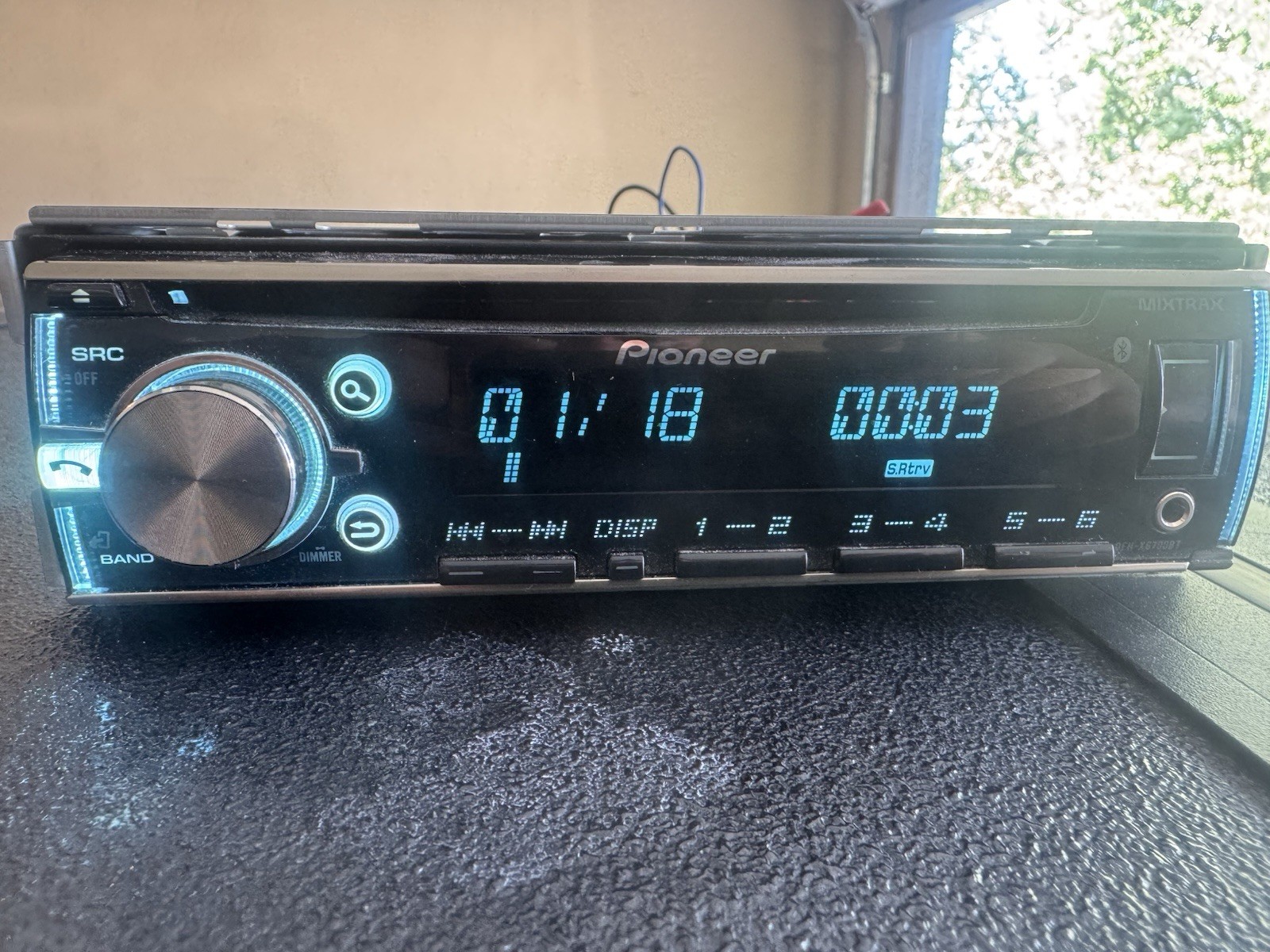 ✅🐳Pioneer DEH-X6700BS Single-DIN Bluetooth CD MP3 AM FM Radio Car Audio Stereo