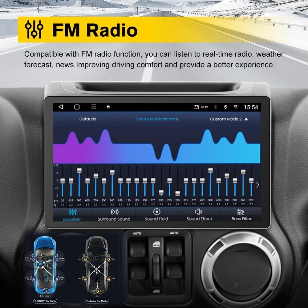 Car Radio Stereo Upgrade 11.5 Inch Touch Screen Dodge RAM 1500 2500 3500 3594