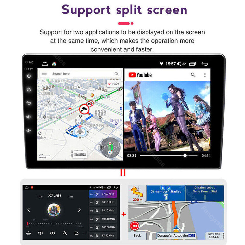 Android 12.0 For Honda Civic 2016-2020 2+32GB GPS Navi WIFI Car Stereo Radio BT